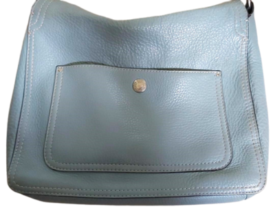 COACH Chelsea Hobo Bag Teal Pebbled Leather Turn Lock Shoulderbag