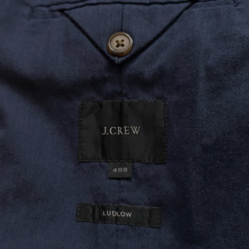 J.Crew Ludlow Blazer Jacket Mens Size 40S Unconstructured Stretch Blue - Picture 4 of 7