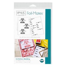 THERMOWEB GINA K DESIGNS FOIL-MATES 12/PKG INVITATIONS-WEDDING-000943180289