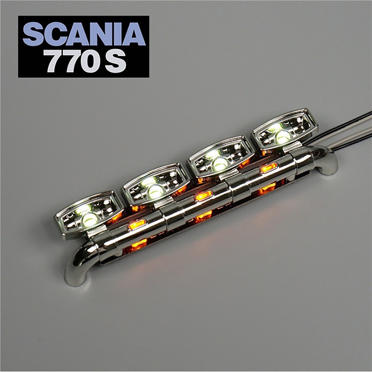 Front Spotlight LED Lamp PCB Board For 1/14 TAMIYA Scania 770S - Foto 9