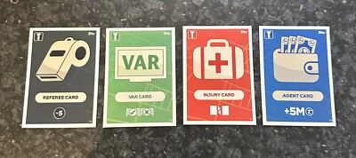 Topps Match Attax UEFA Euro 2024 Tactic Cards Set 4 Agent Injury VAR Referee 