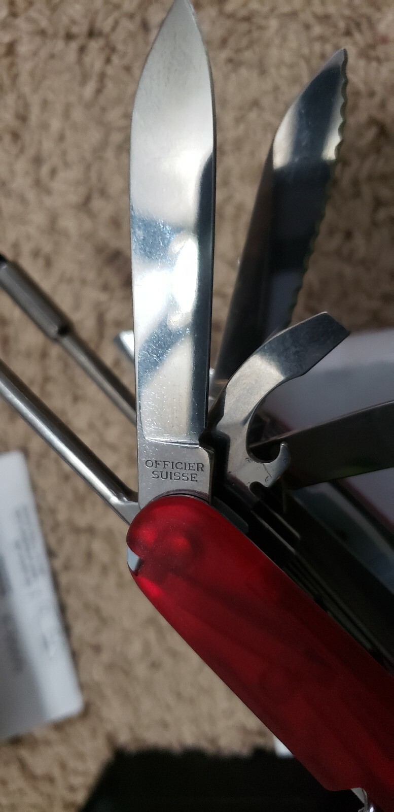 Victorinox SwissChamp XAVT 1.6795.XAVT Ruby & Leather Pouch 4.0521.XAVTX1 ☆New☆ eBay