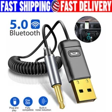 Wireless USB Bluetooth 5.0 Audio Transmitter Receiver Adapter For PC TV Car LOT