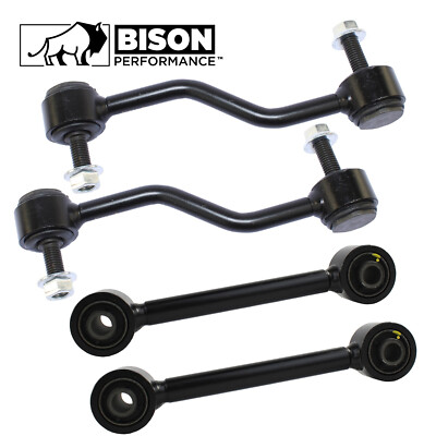 Bison Performance 4pc Front & Rear Sway Bar Link Kit For Excursion F-350 SD RWD