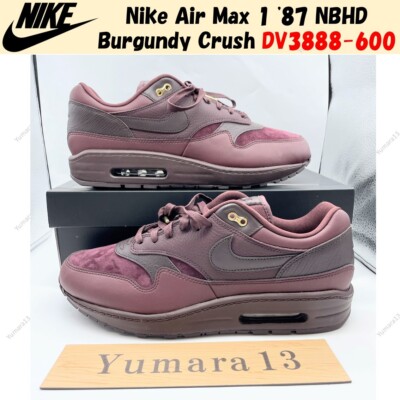 Nike Women's Air Max 1 '87 NBHD Burgundy Crush DV3888-600 Women's Size