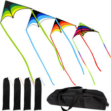 Delta Kite for Kids  Adults, Extremely Easy to Fly Kite, Best Kites for Beginne
