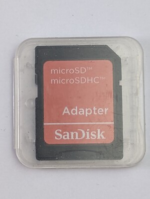 Original OEM SanDisk microSD/microSDHC Adapter in Plastic Holder