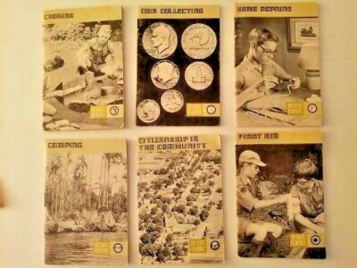 VINTAGE BSA BOY SCOUTS OF AMERICA MERIT BADGE SERIES BOOKLET LOT 1970's ...