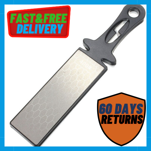 Dmd Double Sided Grit Diamond Kitchen Knife Sharpener Stone Sharpening Whetstone Ebay