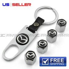 Valve Stem Caps Keychain Wheel Tire Silver - Us Seller Valve Stem Caps Keychain Wheel Tire Silver - Us Seller