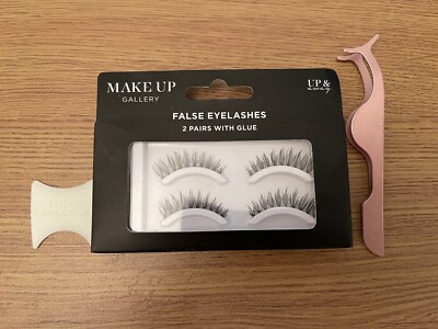 Falsche Wimpern + Pinzette Kosmetikwerkzeug Falsche Fake Lashes Applikator