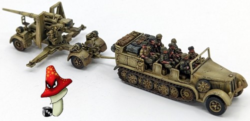 Victrix German 88 mm Pistole und Sd.Kfz.7 12 mm 1:144 Maßstab Zweiter Weltkrieg 1 x Anguss Set - Bild 7 von 24