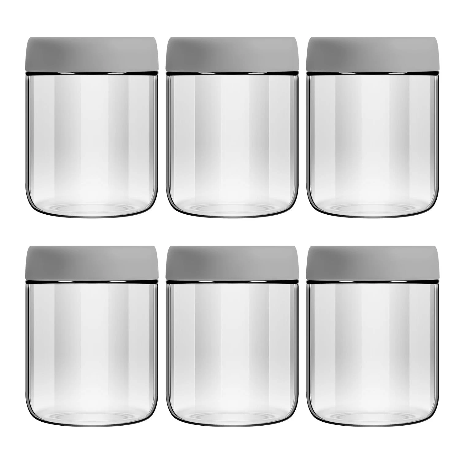 6-Pack 16oz Glass Jars with Lids for Food Storage Meal Prep Airtight
Opens in a new window or tab