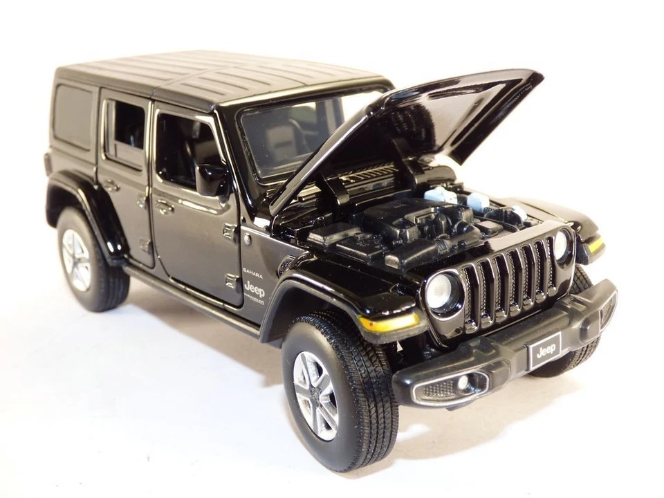 JEEP WRANGLER SAHARA unlimited noir 1/32 - Immagine 4 di 4