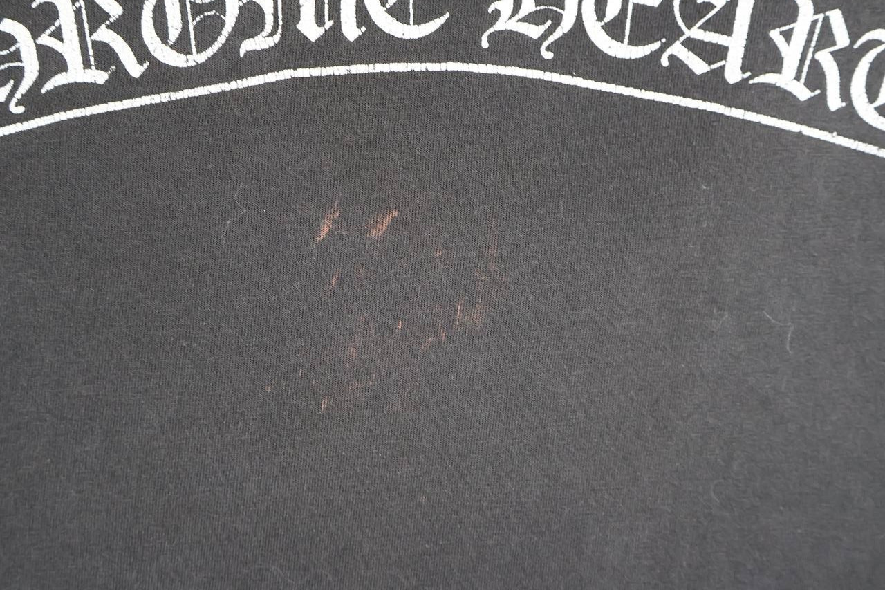 Vintage Chrome Hearts Scroll Logo Pocket T-Shirt Black USA Size L Ultra Rare thumbnail 12