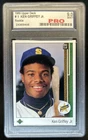 1989 Upper Deck Ken Griffey Jr. Rookie RC #1 Mariners PRO 9