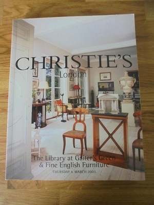 The Library at Gaiter's Green and Fine English Furniture - Thursday 6 March 2003