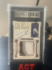 2023 National Treasures Zac Veen Gold Colossal Patch Auto /49 Colorado Sgc 8.5
