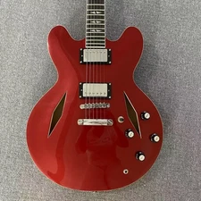 NEW DG-335 Red electric guitar Semi Hollow maple body HH pickup in stock
