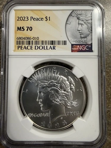 2023 Peace Dollar Silver $1 NGC MS70