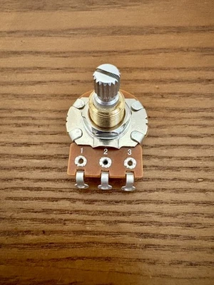 Bourns B500K ohm split short shaft Linear Taper Pots for guitars and amps.
