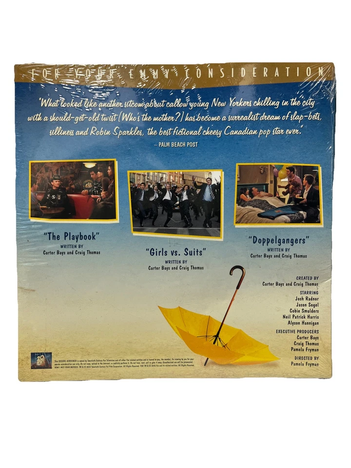 FYC Emmy DVD 2010 - HOW I MET YOUR MOTHER Neil Patrick Harris 3 Episodes - NEW - Image 2 of 2