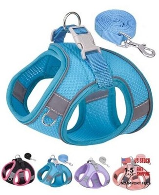 Dog Harness for Small Medium Sized Dog, Step in Puppy Extra Extra Small Blue