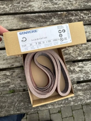 Starcke Double Flex 531JFF Sanding Belts 50x1525 - Box Of 20 - Polishing Metal