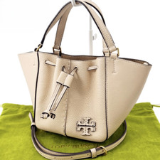Tory Burch McGraw Dragonfly 2-Way Shoulder Bag Crossbody Leather Women's Used