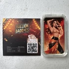 Bullion Baddies 1 oz silver bar "Sexy Camille Candela" Backstage Seduction W/COA