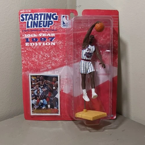 Starting Lineup Hakeem Olajuwon NBA 1997 Figure with Trading Card