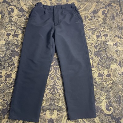 Vtg Diadora Italy All Black Athletic Pants Mens Size 32