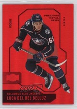 2024-25 Skybox Metal Universe Rookies PMG Red 11/100 Luca Del Bel Belluz Rookie