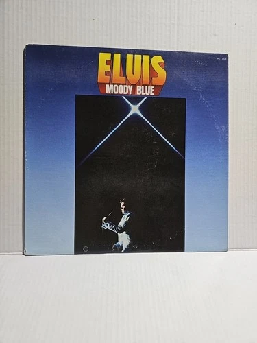 Elvis Presley - Moody Blue (AFL1-2428) (1977) Black Vinyl VG/VG+