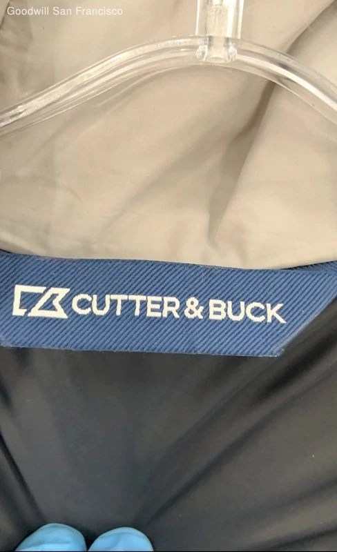 Cutter &Buck Basic Jacket Black Men Hooded Full Zip Size L - Image 3 of 4