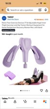 Pelvic Floor Exercise Devices 77 lb Adjustable Kegel Inner Thigh Purple