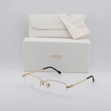 Fred FG50024U 030 Gold 55mm Eyeglasses New Authentic