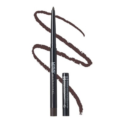 Kiss NEW YORK Pro Intense Gel Eyeliner with 1 Count (Pack of 1), Dark Brown