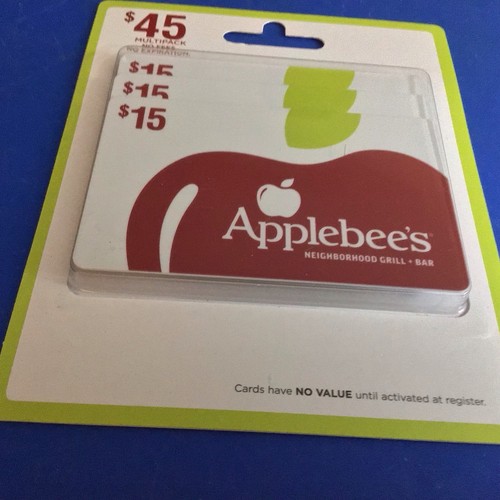 Applebees Multipack keine Gebühren keine Ablaufkarten & 15,00 $ jede Karte O Guthaben - Bild 1 von 16