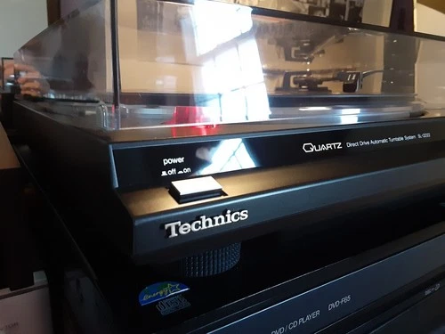 OPEN BOX Technics SL-QD22 Quartz Direct Drive Turntable Black Record Player T4P
