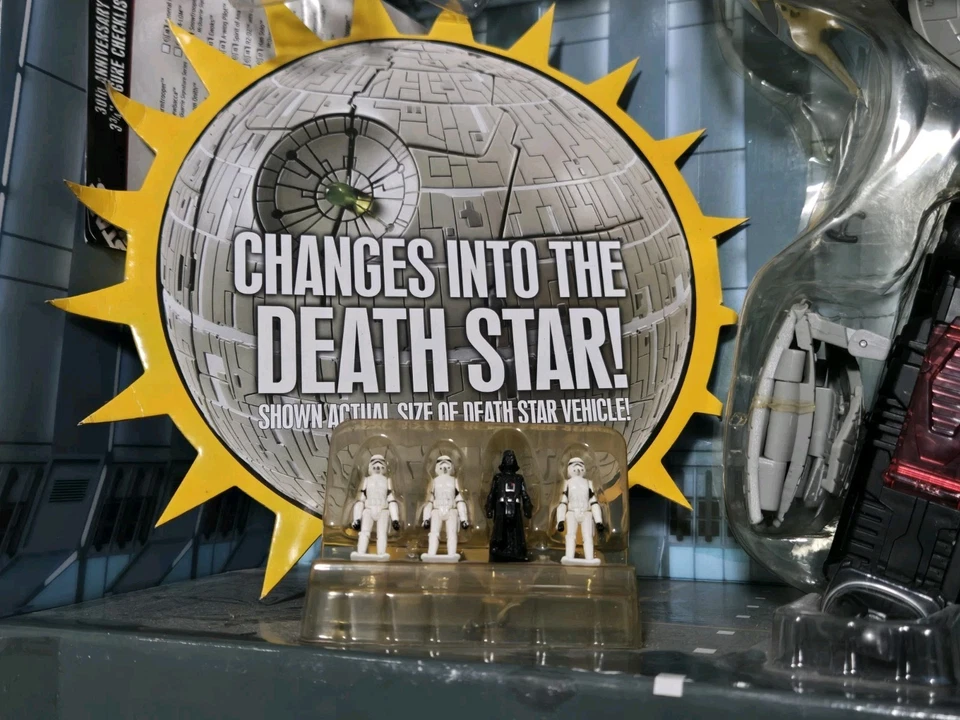 Transformers Star Wars Darth Vader Death Star Figure 2007 Hasbro Electronic READ - Image 2 of 4