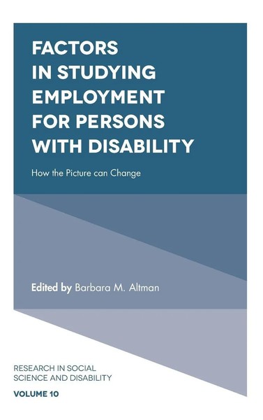 Barbara Altman | Factors In Studying Employment For Persons With Disability-image