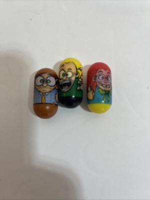 Mighty Beanz Lot of (3) Vintage Early Y2K Toy mix Jumping Beans rare