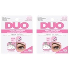 Black Quick Set Lash Adhesive by Ardell - Strong, Waterproof, 7g Pack of 2