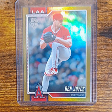 Topps 2024 Ben Joyce Los Angeles Angels #360 Serial Numbered 19/50