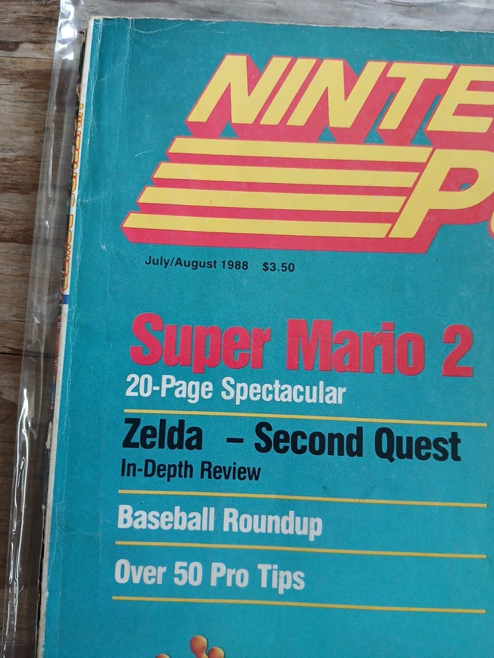 Nintendo Power Vol 1 Super Mario Bros 2 con póster Foto 4 de 4