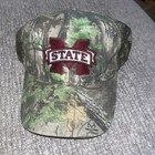 New ListingMississippi State Bulldogs Real Tree Camo & Mesh Adjustable Ball Cap Hat