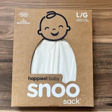 Happiest Baby Snoo Sack White Large 18-25 Lbs 4-6 Months New