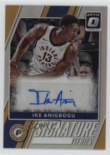 2017 Panini Donruss Optic Signature Series Holo Prizm Ike Anigbogu #10 Auto 1kh7