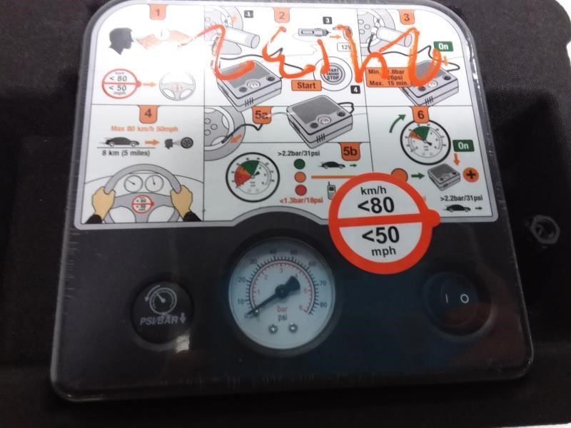 2023 MASERATI GRECALE Remote Air Compressor with Sealant OEM 